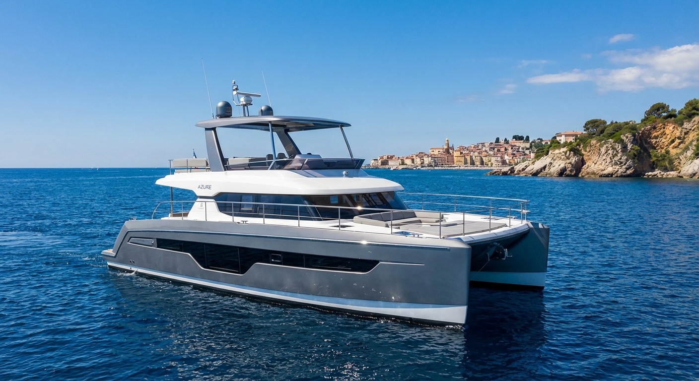 Le catamaran à moteur