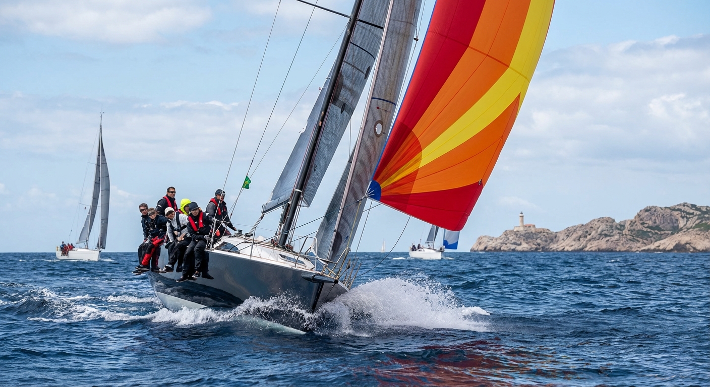 Le voilier de régate