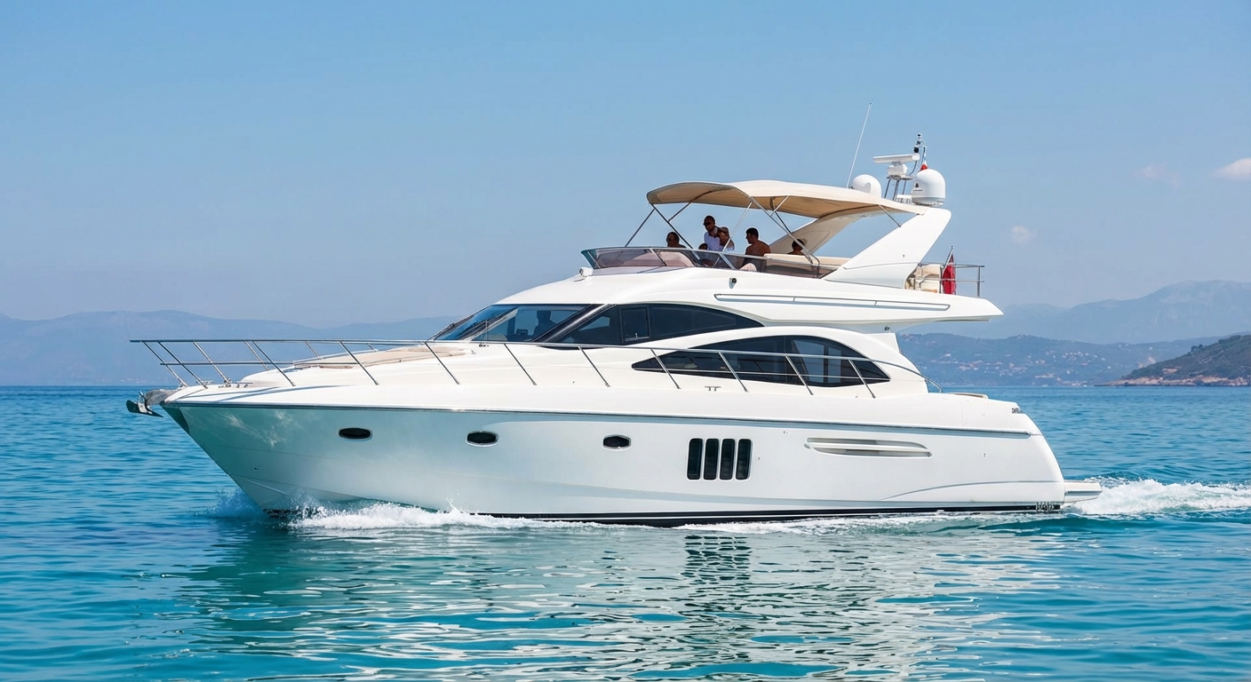 Le yacht moteur 12-15m